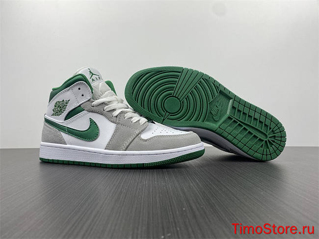 Nike Air Jordan 1 Mid Grey Green DC7294-103 - 1