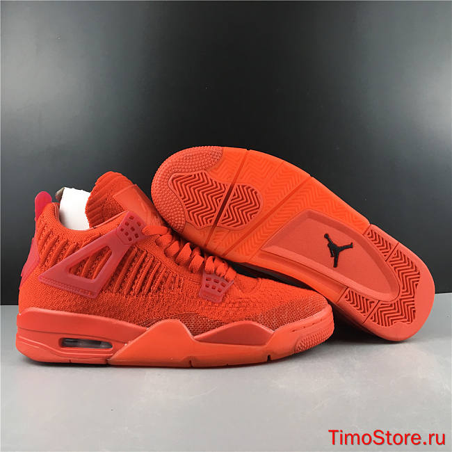Nike Air Jordan 4 Retro Flyknit Red AQ3559-600 - 1