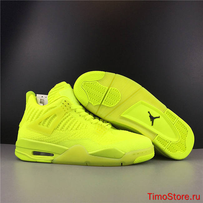 Nike Air Jordan 4 Retro Flyknit Volt AQ3559-700 - 1