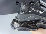 Ba1enc1age Triple S Sneaker Allover Logo Black 524039W09E12021 - 4