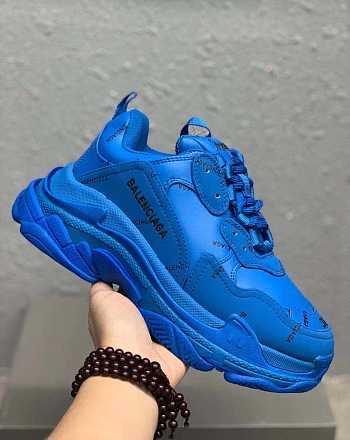 Ba1enc1age Triple S Sneaker Letter Blue 536737W06E20848
