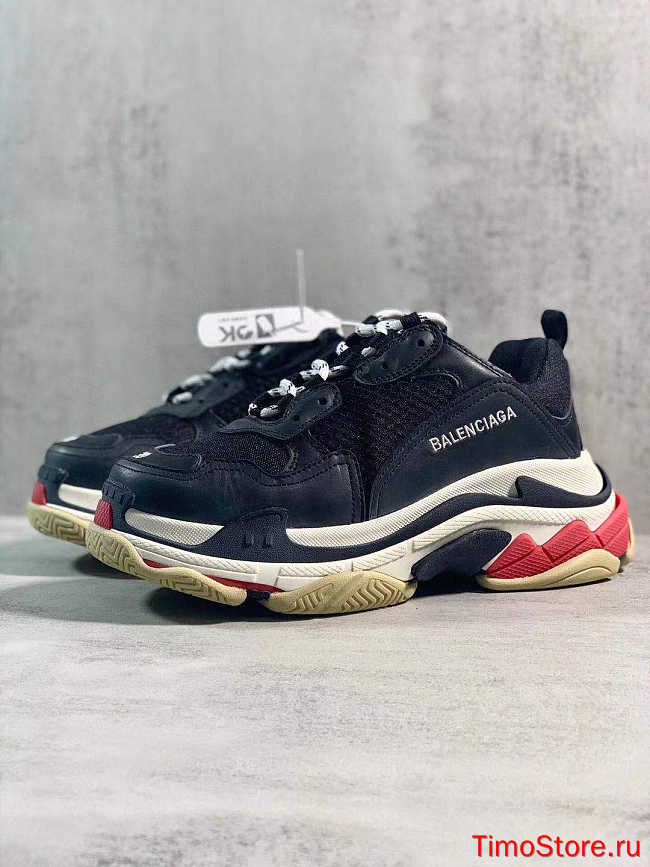 Ba1enc1age Triple S Black White Red - 1