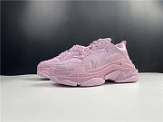 Ba1enc1age Wmns Triple S Sneaker Allover Logo-Pink 24039W2FA15090 - 6