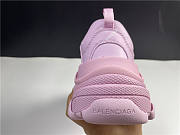 Ba1enc1age Wmns Triple S Sneaker Allover Logo-Pink 24039W2FA15090 - 4