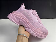 Ba1enc1age Wmns Triple S Sneaker Allover Logo-Pink 24039W2FA15090 - 3
