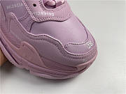 Ba1enc1age Wmns Triple S Sneaker Allover Logo-Pink 24039W2FA15090 - 2