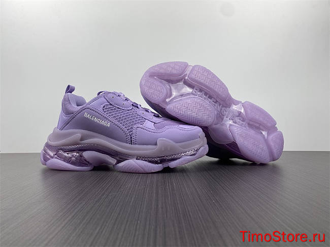 Ba1enc1age Wmns Triple S Sneaker Purple - 1