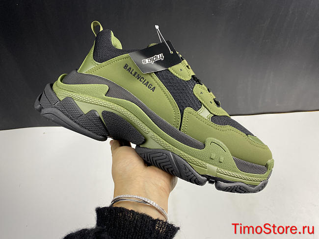 Ba1enc1age Triple S Sneaker Army Green 536737W2FW11978 - 1