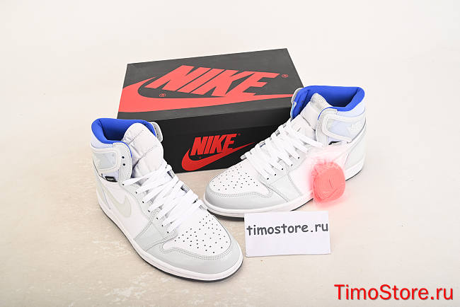 Nike Air Jordan 1 Retro High Zoom White Racer Blue CK6637-104 - 1