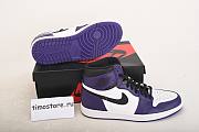 Nike Air Jordan 1 Retro High Court Purple White 555088-500 - 3