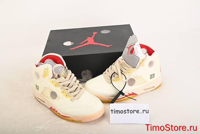 Nike Air​ Jordan 5 x​off white AJ5 ow 3 CT8480-002 - 1