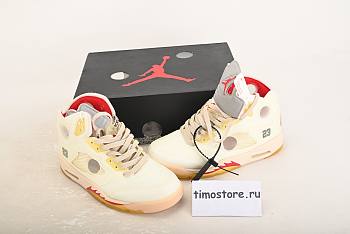 Nike Air​ Jordan 5 x​off white AJ5 ow 3 CT8480-002