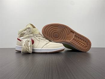 Nike Air Jordan 1 Mid Fleece Pearl White DO2207-264