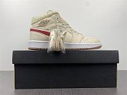 Nike Air Jordan 1 Mid Fleece Pearl White DO2207-264 - 5