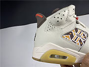 Nike Air Jordan 6 Retro Quai54 Sail Brown (2020) CZ4152-100 - 4