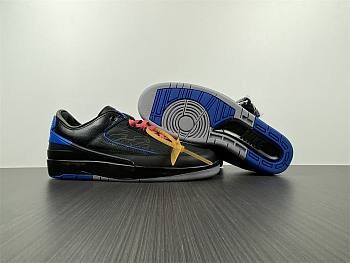 Nike Air Jordan 2 Retro Low SP Off-White Black Blue DJ4375-004