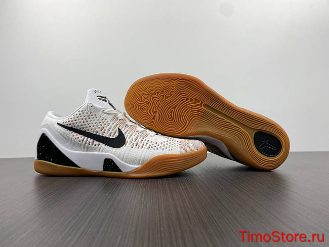 Nike Kobe 9 Elite Premium Low HTM Milan White Multi-Color 698595-109 - 1