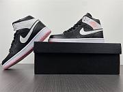 Nike Air Jordan 1 Mid Arctic Pink Black 555112-061 - 4