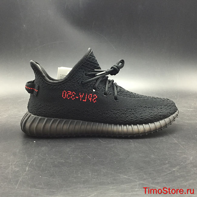 Adidas Yeezy Boost 350 V2 Black Red (Infant) KID BB6372 - 1