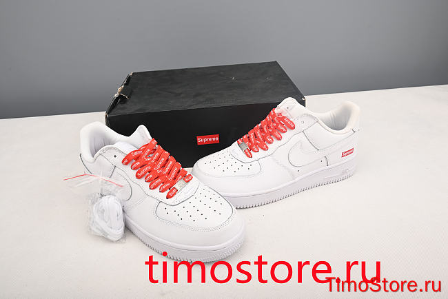 Nike Air Force 1 Low Supreme White CU9225-100 - 1