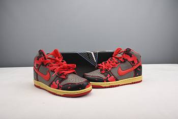 Nike Dunk High 1985 Red Acid Wash DD9404-600