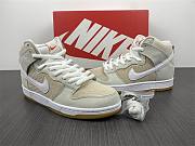 Nike SB Dunk High Pro ISO Orange Label Unbleached Natural DA9626-100 - 1