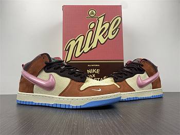 Nike Dunk Mid Social Status Free Lunch Chocolate Milk  DJ1173-700