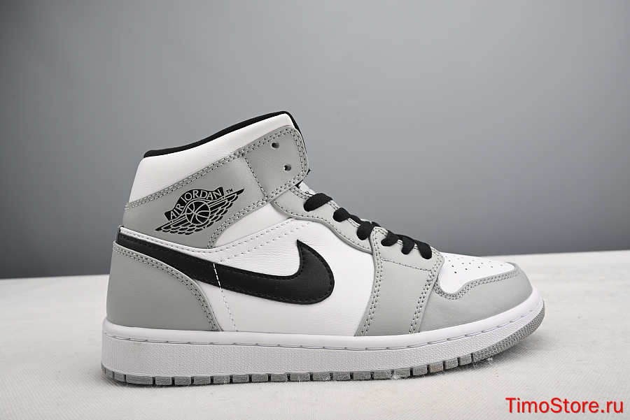 Nike Air Jordan 1 Mid Light Smoke Grey 554724-092 - timostore.ru