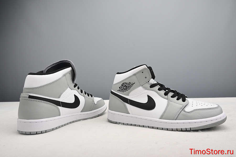 Nike Air Jordan 1 Mid Light Smoke Grey 554724-092 - timostore.ru