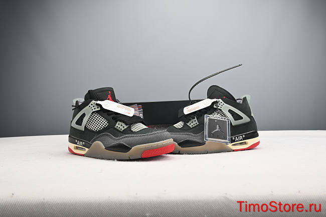 OFF-WHITE x Nike air jordan 4 CV9388-001 - 1