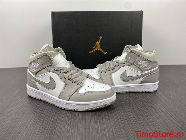 Nike Air Jordan 1 Mid Linen 554724-082 - 1