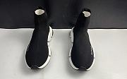 Ba1enc1age Black & White Speed 2.0 Sneakers - 2