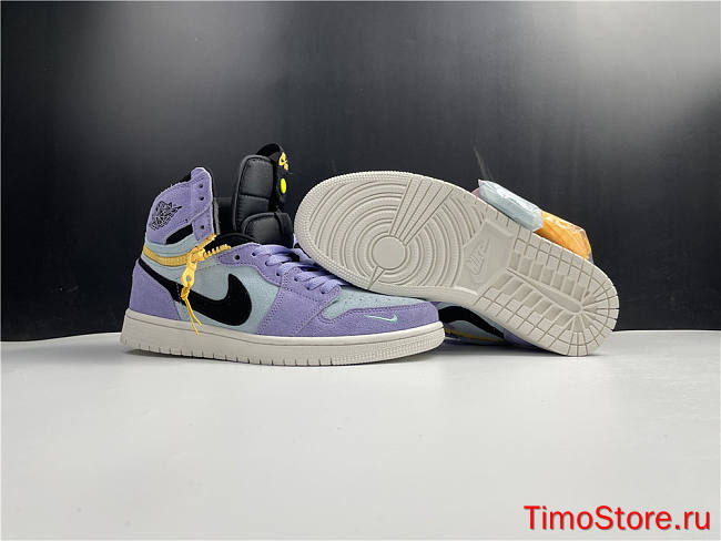 Jordan 1 High Switch Purple Pulse CW6576-500 - 1