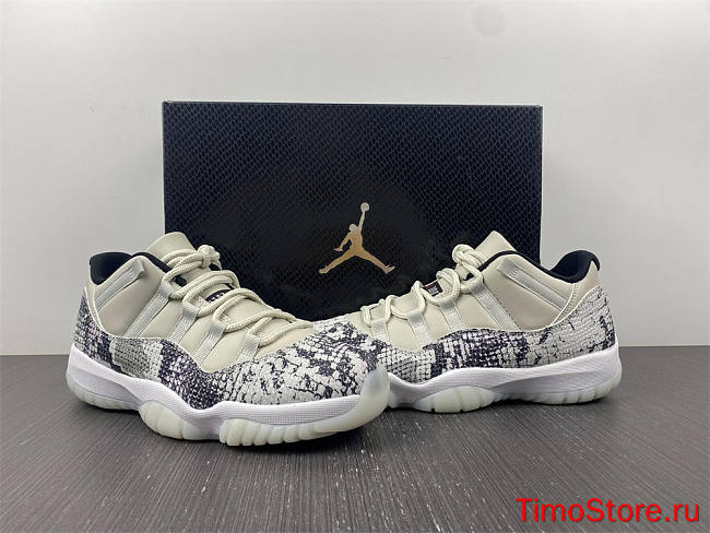 Jordan 11 Retro Low Snake Light Bone CD6846-002 - 1