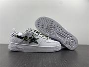 A Bathing Ape Bape Sta Low White ABC Camo Green - 1