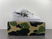 A Bathing Ape Bape Sta Low White ABC Camo Green - 3