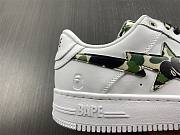 A Bathing Ape Bape Sta Low White ABC Camo Green - 6