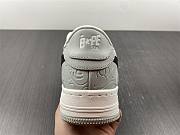 A Bathing Ape Bape Sta Low Grey Black 1H70-291-002 - 4