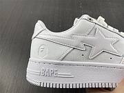 A Bathing Ape Bape Sta Low White Leather (2020) 1G80191007-WHT - 5