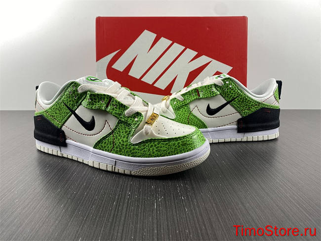  Nike Dunk Low Disrupt 2 Just Do It Snakeskin Green  DV1491-101 - 1