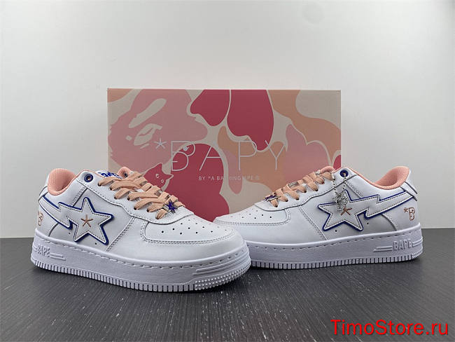 A Bathing Ape Bape Sta Low White - 1