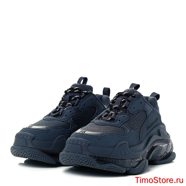 Ba1enc1age Triple S Clear Sole Deep Blue - 1
