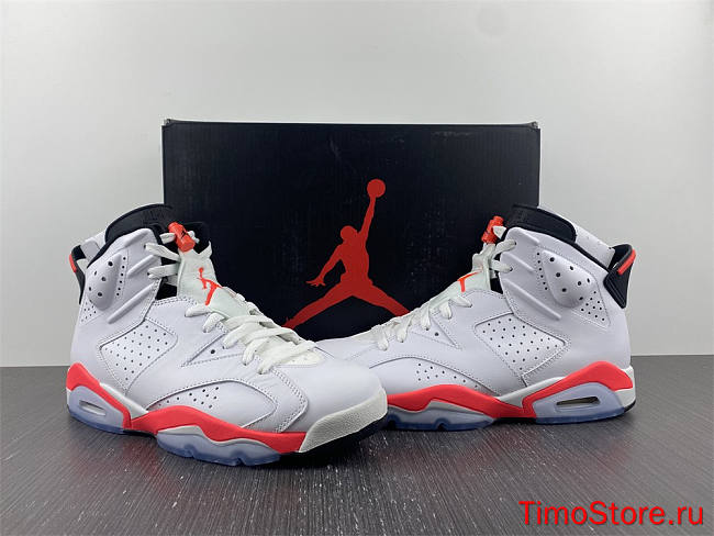 Nike Air Jordan 6 Retro Infrared White 384664-123 - 1