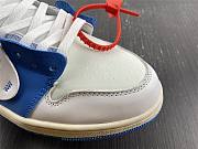 Nike Air Jordan 1 Retro High Off-White Blue  and white aQ0818-168 - 6