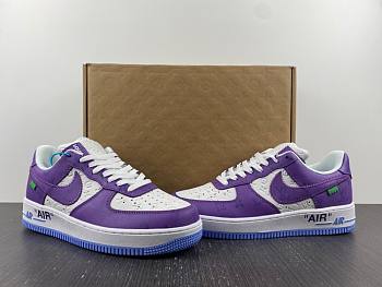 1ouis Vu1tton x Nike Air force 1 low purple