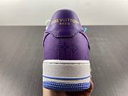 1ouis Vu1tton x Nike Air force 1 low purple - 5