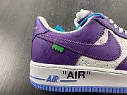 1ouis Vu1tton x Nike Air force 1 low purple - 3