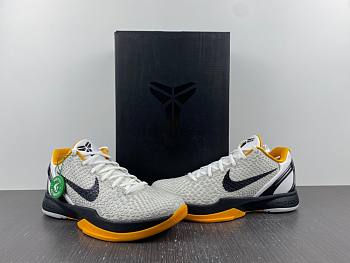 Nike Zoom Kobe 6 White Del Sol 436311-101