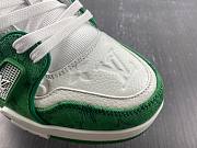 1ouis Vu1tton Traniner Green Monogram Denim White 1A9JHV - 2