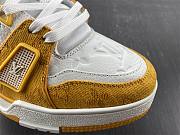 1ouis Vu1tton Traniner Yellow Monogram Denim White 1A9JHB  - 5